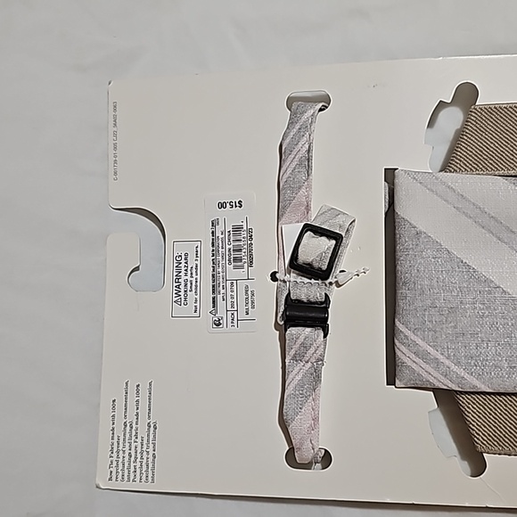 Cat & Jack Boys' Accessory Set Bow Tie, Suspenders & Pocket Square Set New - Picture 8 of 11